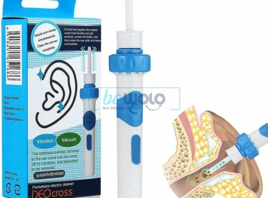 Dispositif de nettoyage des oreilles à vide C-ears avec embouts souples pour enfants et adultes